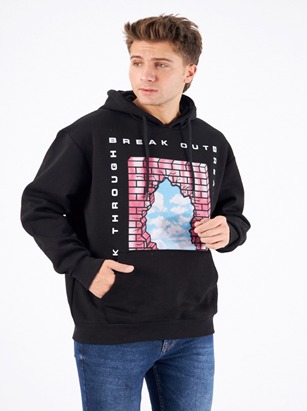 Jersey Long Sleeve Spiderman Hoodie